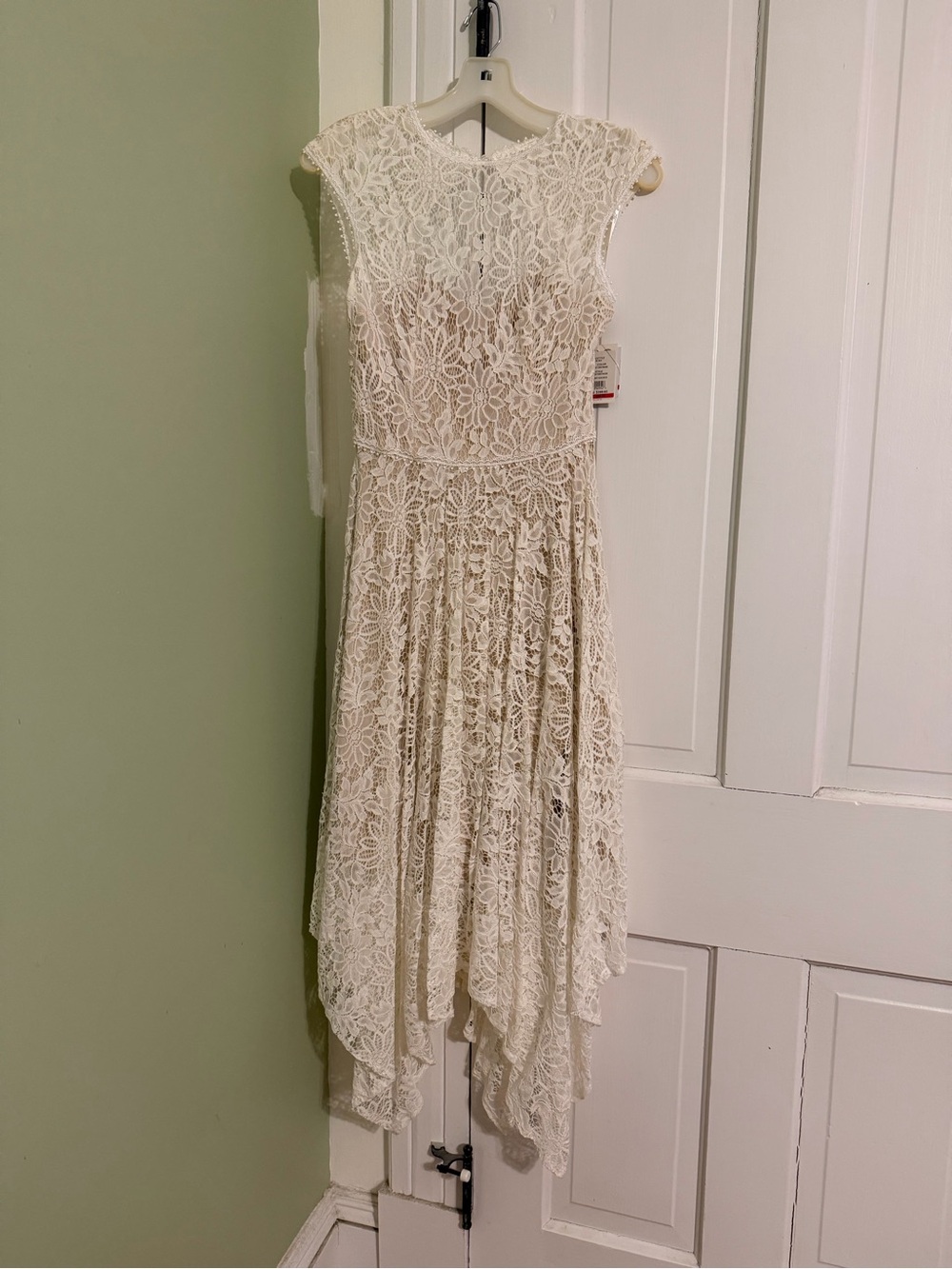 David’s Bridal Lace Midi Dress - Size 4